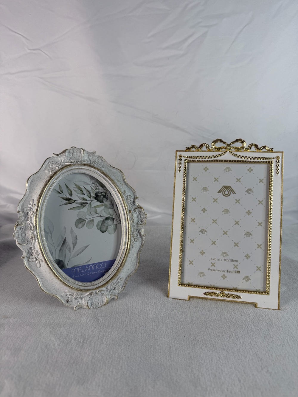 Silver Ornate Oval Photo Frame